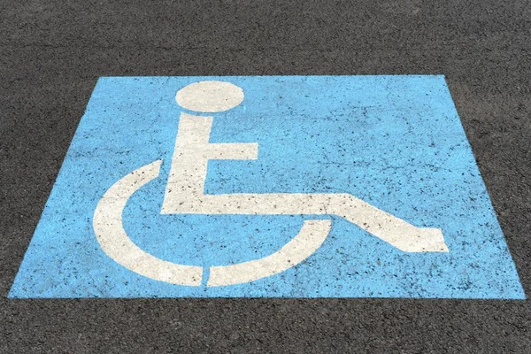 Parking sign for disabled Royalty Free Stock Photos