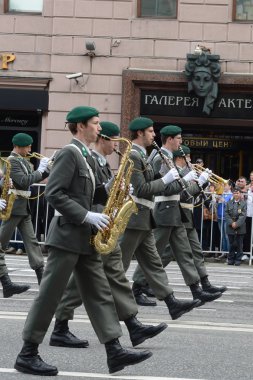 resmi geçit askeri orkestralar uluslararası festival katılımcılarının Avusturya Orkestrası