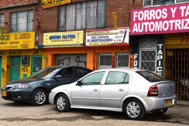 Bogota ilçe sınırı. Kolombiya