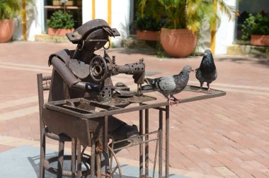 Cartagena modern Sanat Müzesi'nde heykeller