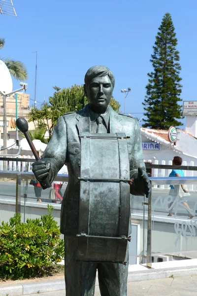 Torrevieja Promenade müzisyenlerin heykeller — Stok fotoğraf