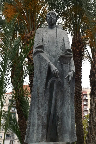 Monument au fondateur de la ville Abderramanu II à Murcie — Photo