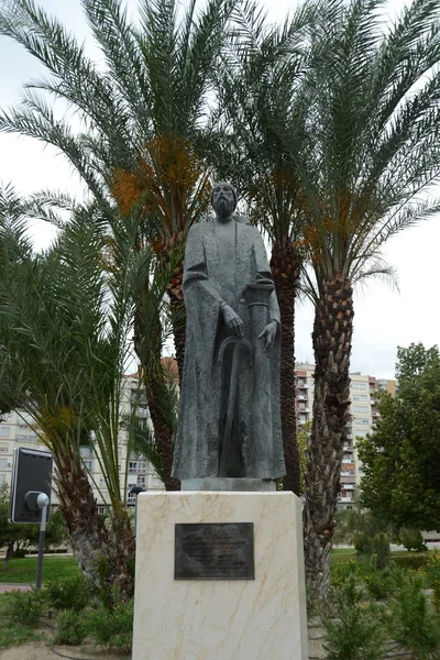 Monumento ao fundador da cidade Abderramanu II em Múrcia — Fotografia de Stock