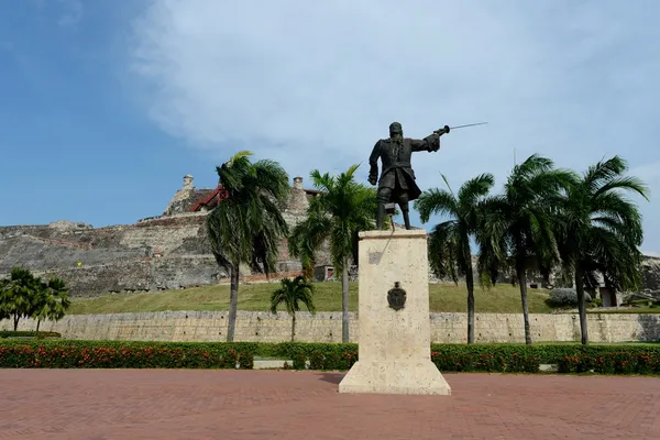 Blas de Leso Monumento в Картахене — стоковое фото