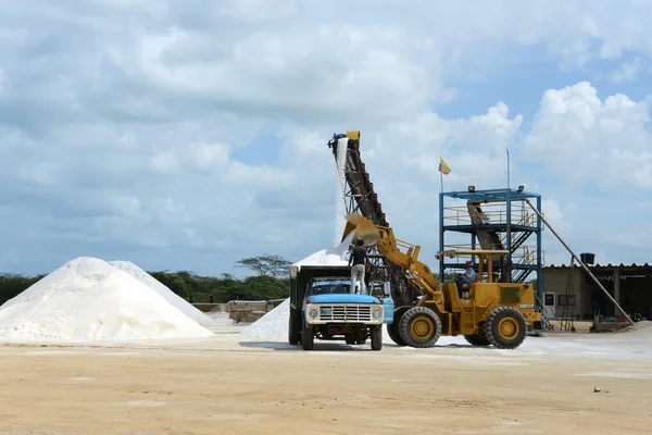 Salt production on Guajira peninsula — Stock Photo, Image