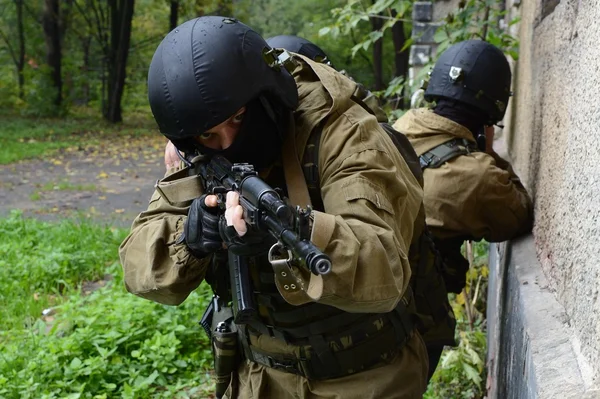Ausbildung von Kämpfern in Moskau — Stockfoto