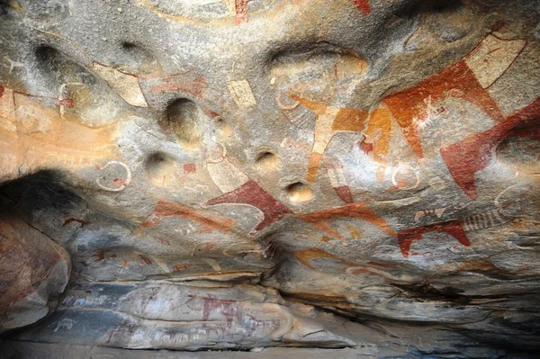 ภาพวาดหินโบราณในโซมาเลีย — ภาพถ่ายสต็อก