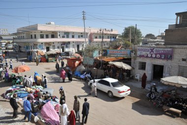 Şehir sokak hargeisa üzerinde ticaret