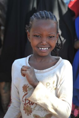 Afrikalı Mülteci ve yerinden kişi BM himayesinde yılında somaliland hargeisa eteklerinde kamp.