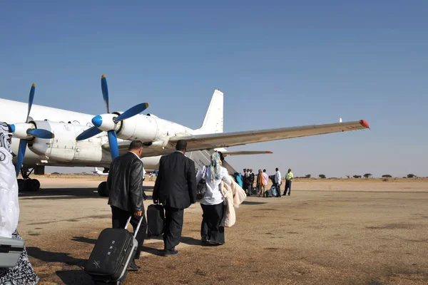 International airport in the city of Hargeisa — Stock Photo, Image