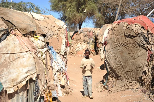Afrikalı Mülteci ve yerinden kişi BM himayesinde yılında somaliland hargeisa eteklerinde kamp.