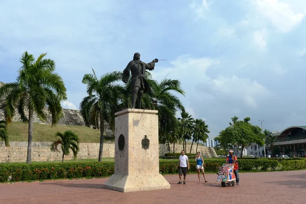 Blas de Leso Monumento в Картахене — стоковое фото