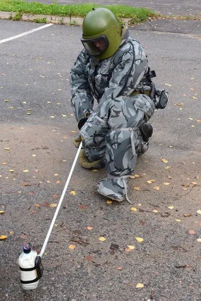 Treinamento de combatentes em Moscou — Fotografia de Stock