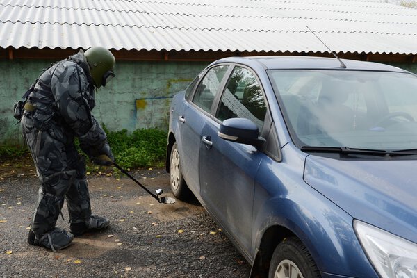Training fighters in Moscow