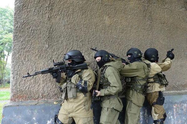 Treinamento de combatentes em Moscou — Fotografia de Stock