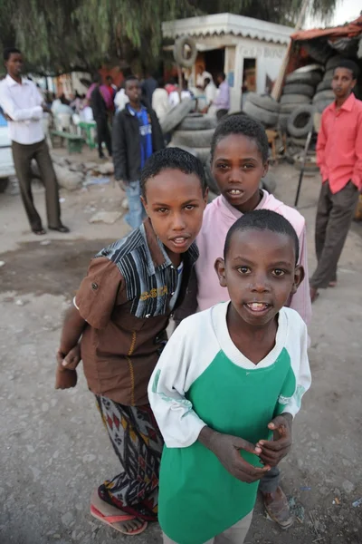 索马里哈尔格萨的城市的街道. — 图库照片