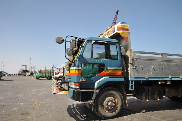 Port maritime dans le golfe d'Aden — Photo