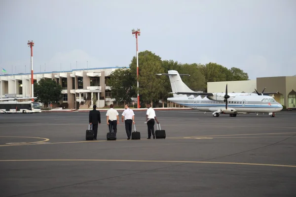 International airport in the city of Djibouti. — Stock Photo, Image