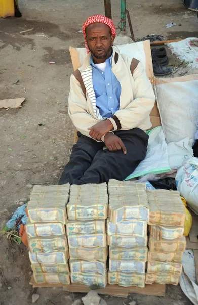 Street money changers of money — Stock Photo, Image