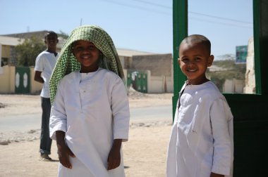 Somalilerle sıkı hargeysa şehir sokaklarında.