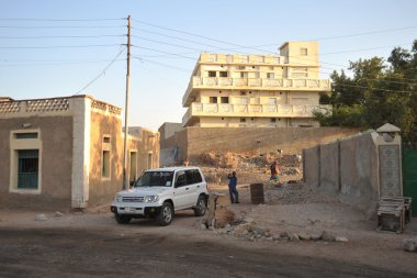Somalilerle sıkı berbera şehir sokaklarında.