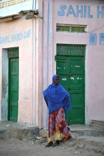 Сомалийцы на улицах Берберы . — стоковое фото