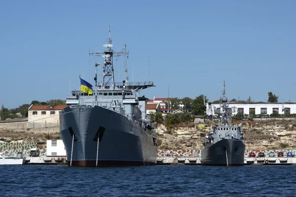 La base principal de las fuerzas navales de Ucrania — Foto de Stock