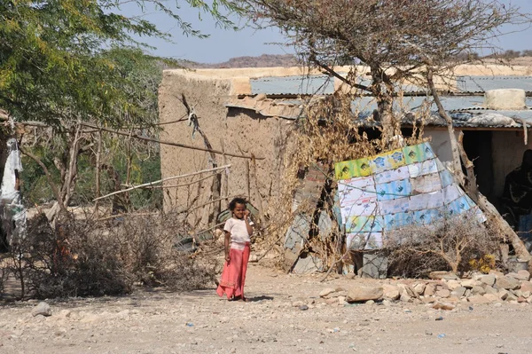 Crianças somalis a aldeia . — Fotografia de Stock