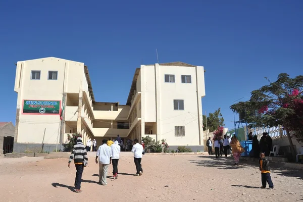 Eerste school zonneschijn van hargeysa. — Stockfoto