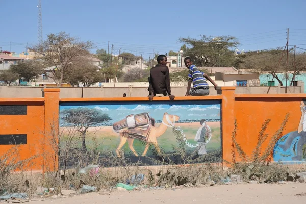 Σομαλοί στους δρόμους της πόλης της hargeysa. — Φωτογραφία Αρχείου