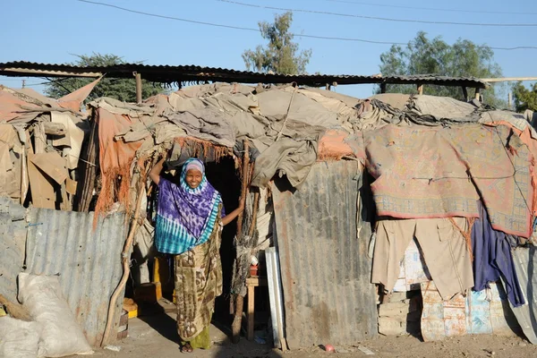 Somalis nas ruas da cidade de Hargeysa . — Fotografia de Stock