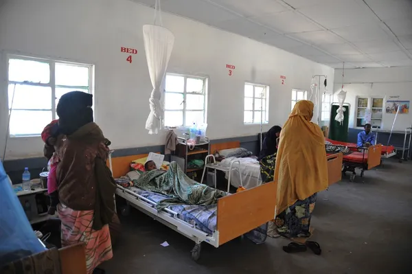 Public hospital in the city of Borama — Stock Photo, Image