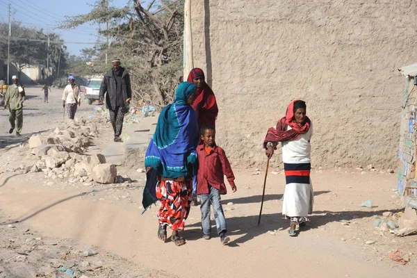Somali per le strade della città di Hargeysa . — Foto Stock