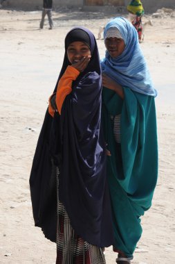 Somalilerle sıkı hargeysa şehir sokaklarında.