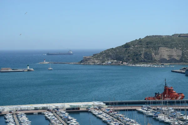 Il porto di Cartagena, Spagna — Foto Stock