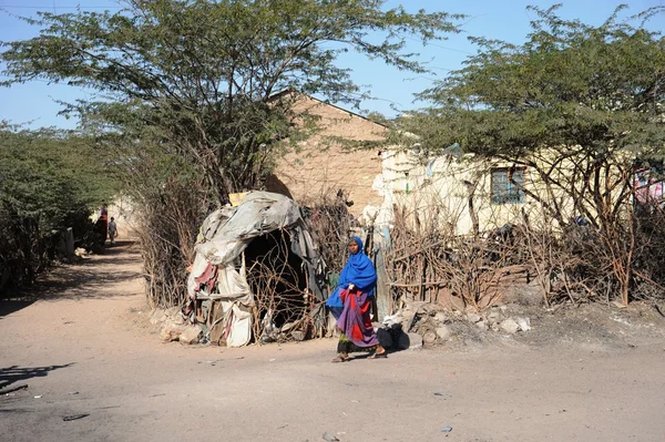 Somalíes en las calles de la ciudad de Hargeysa . — Foto de Stock