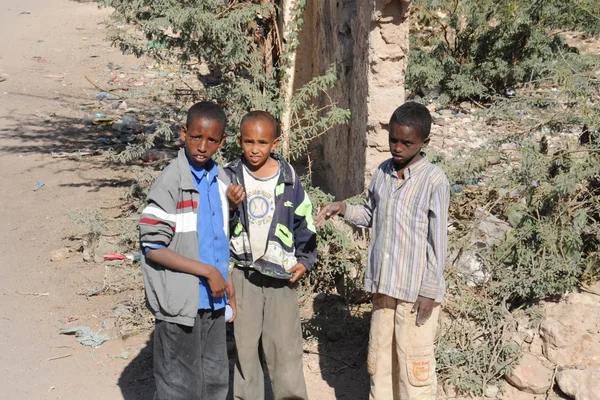 Somaliërs in de straten van de stad van hargeysa. — Stockfoto
