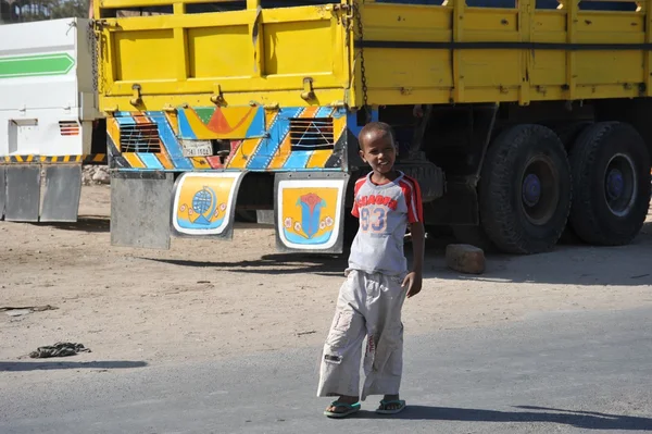 Nelle strade della città di Berbera — Foto Stock