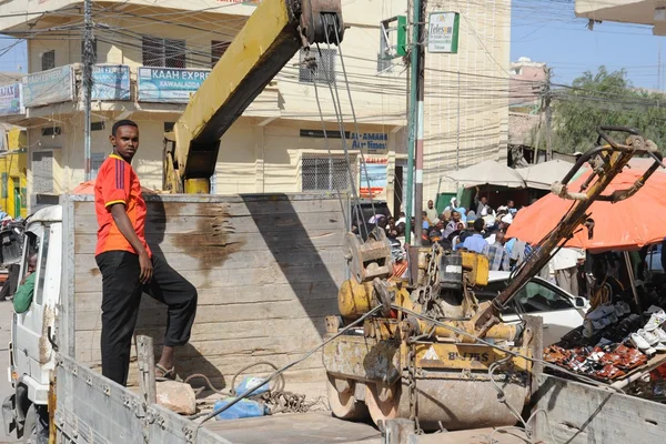 Somalíes en las calles de la ciudad de Hargeysa . — Foto de Stock