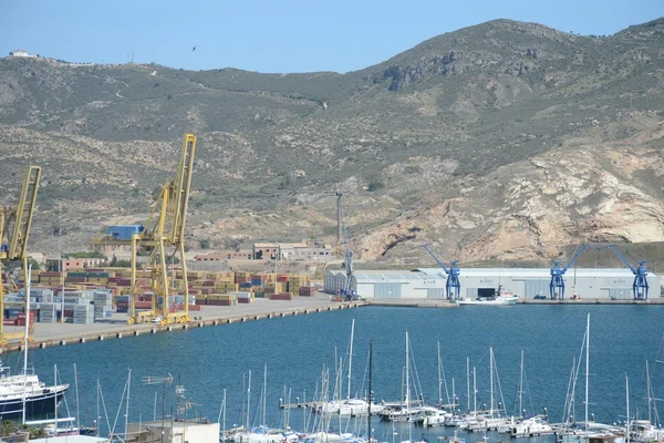 Il porto di Cartagena, Spagna — Foto Stock