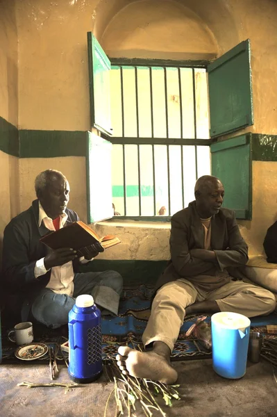 In the Sufi mosque in Hargeisa. — Stock Photo, Image