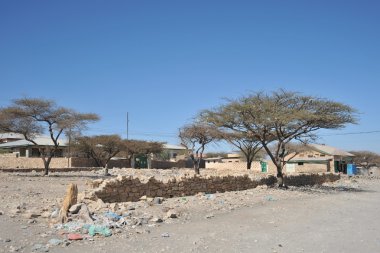 Somalilerle sıkı Boorama şehir sokaklarında.