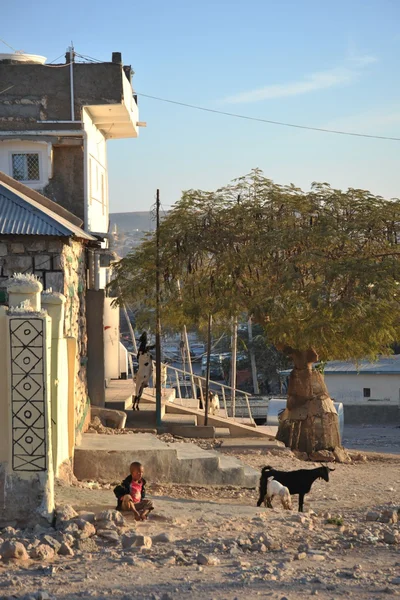 Somalijczyków na ulicach miasta hargeysa. — Zdjęcie stockowe
