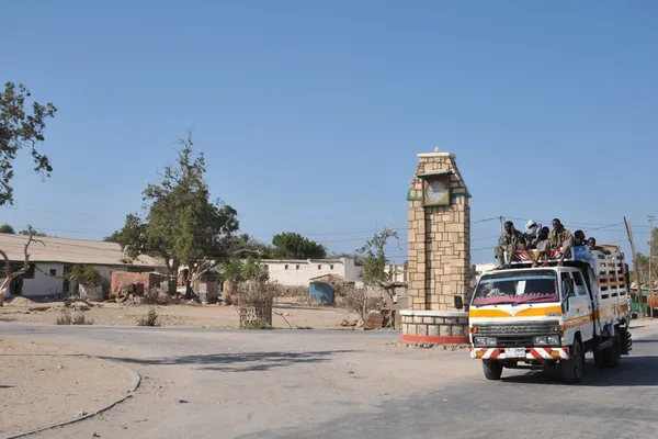 På gatorna i staden av berbera — Stockfoto