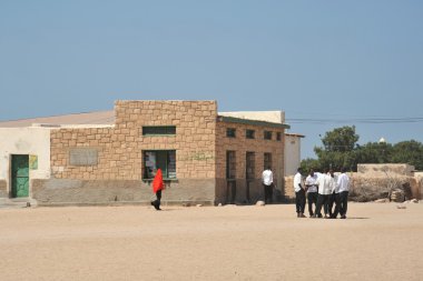 berbera şehir sokaklarında