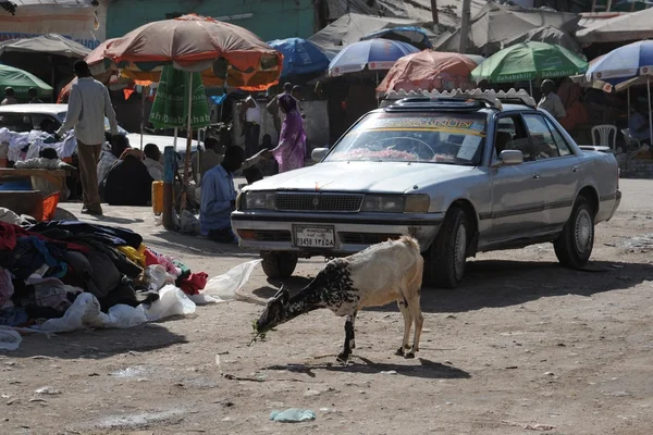Somalier in den Straßen der Stadt Hargeysa. — Stockfoto