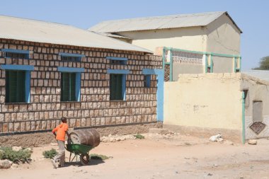 Somalilerle sıkı hargeysa şehir sokaklarında.