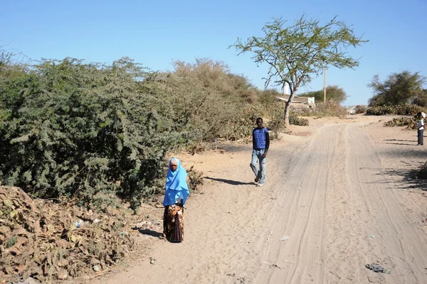 Somaliërs in de straten van de stad van hargeysa. — Stockfoto