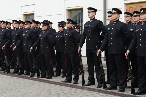 Juramento de la Academia Militar Lituana . —  Fotos de Stock