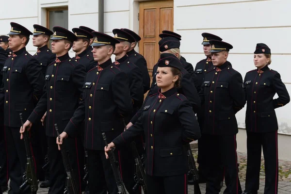 L'assermentation de l'Académie militaire lituanienne . — Photo
